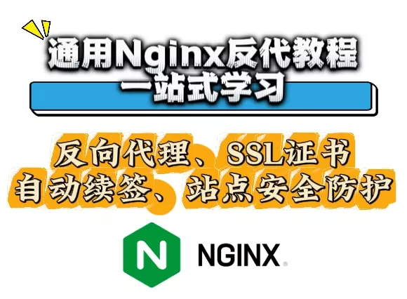 查收一篇通用的nginx反代、配置SSL证书、自动续签、站点安全防护的详细教程